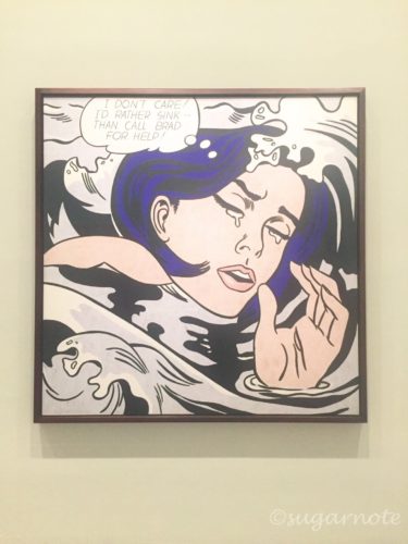 MoMa at NGV, National Gallery of Victoria, ニューヨーク近代美術館展, Drowning girl, Roy Lichtenstein