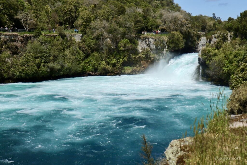 Huka Falls in Rotorua in New Zealand