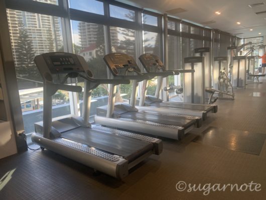 Gym at Q1 Resort & Spa