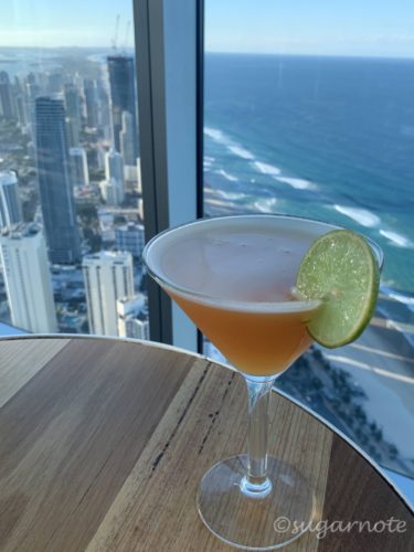 Cocktail at Q1 Skypoint observation deck