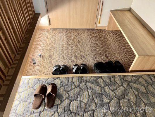 Unzen Kyushu Hotel room entrance