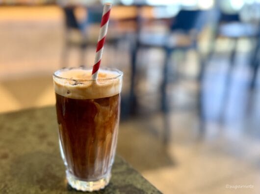 Iced Latte at The Exhibitionist Bar