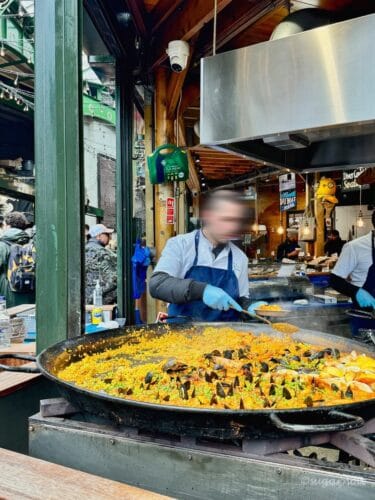 Bomba Paella, London Borough market, London