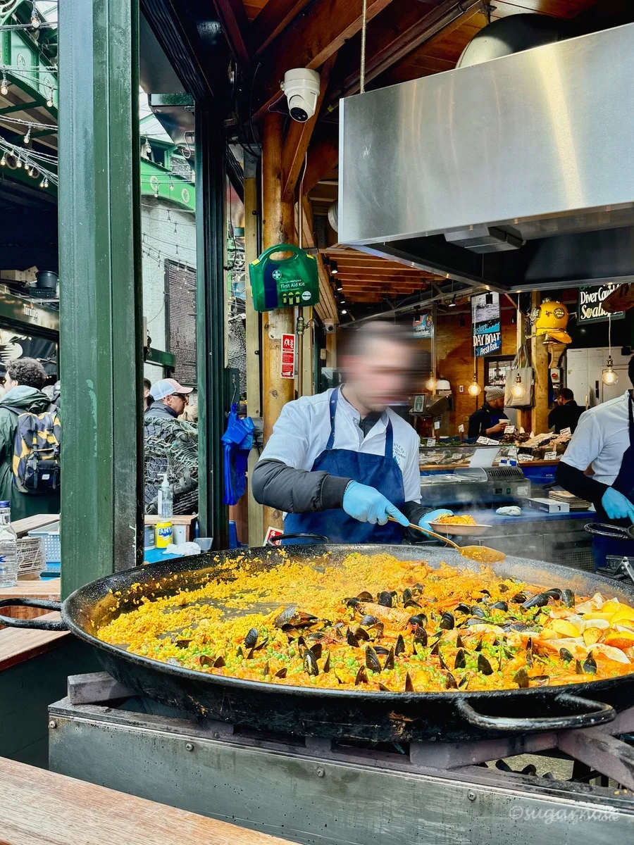 Bomba Paella, London Borough market, London