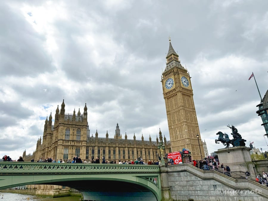 Big Ben, London from the Thames River