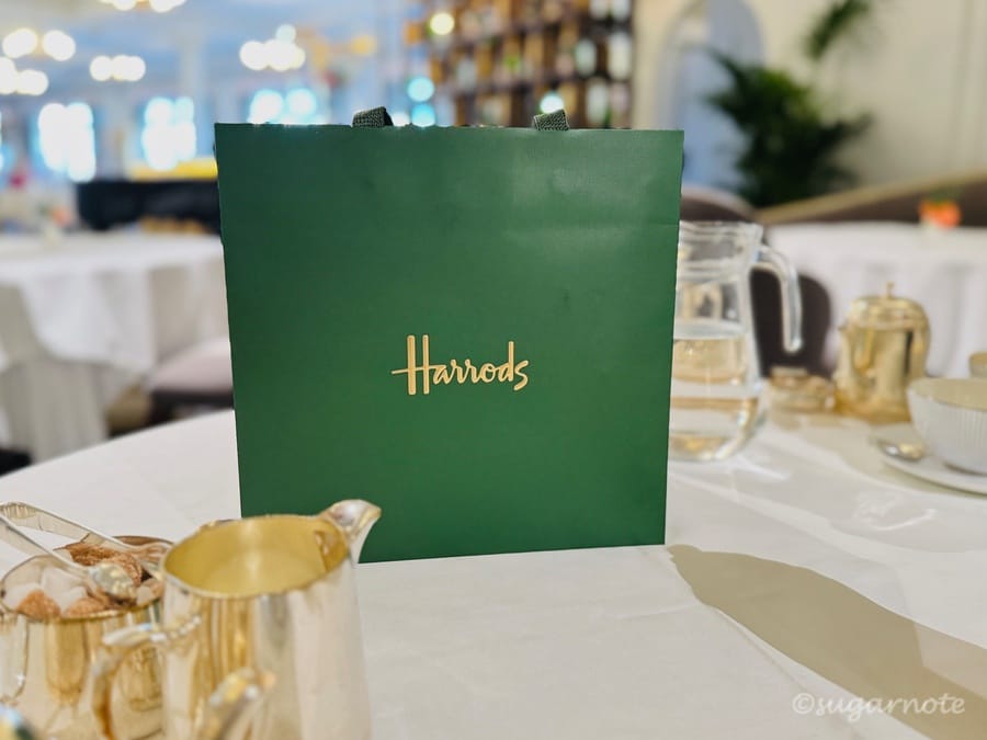 Takeaway, Afternoon Tea at Harrods, London